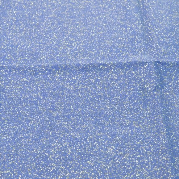 Dark Navy fabric with no shed gold glitter (starry night) 1 yard x 44" wide - Picture 2 of 3